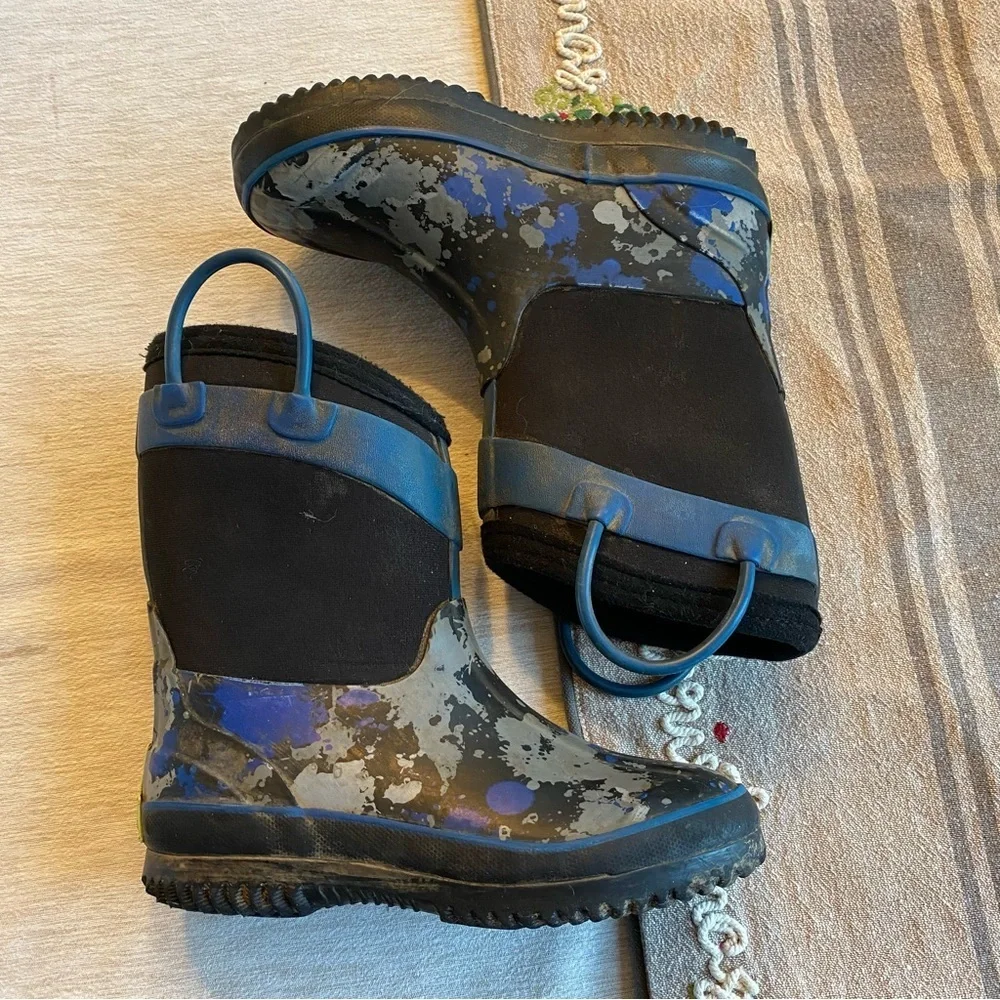 WESTERN CHIEF Neoprene Insulated Winter Boots “Paintball Splat” 11/12